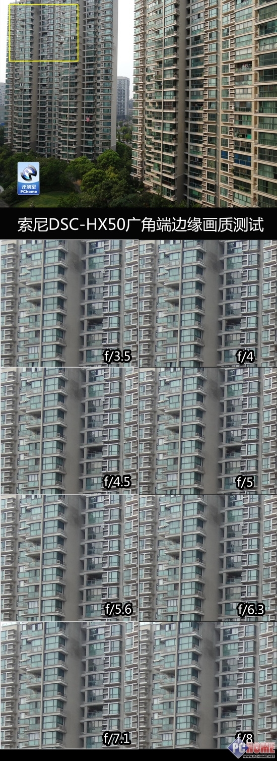 索尼(SONY)HX50数码相机镜头分辨率评测-ZO