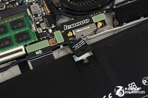 联想yoga13拆机详解图,联想yoga710拆机详解图 联想(lenovo)yoga13-ise h 皓月银超极本拆解图评测-zol中关村在线