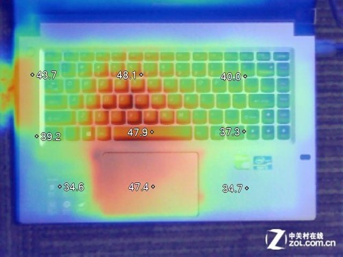 联想(lenovo)M490sA-ONE 黑笔记本电脑温度测