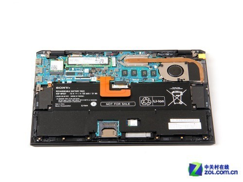 索尼(SONY)P112100CR 红超极本拆解图评测